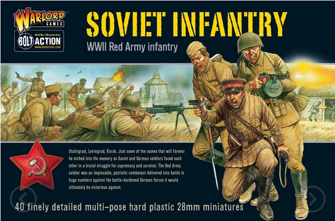 Soviet Infantry plastic box set Soviet Infantry plastic box set