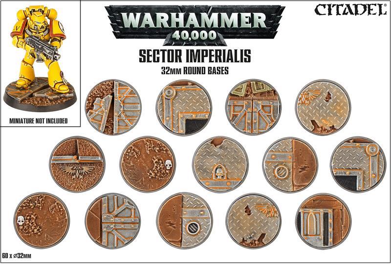 Sector Imperialis 32mm Round Bases
