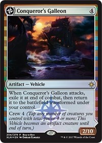 Conqueror's Galleon / Conqueror's Foothold - Alt Art Promo