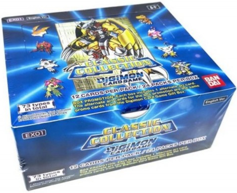 Digimon EX01 Classic Collection Booster Display