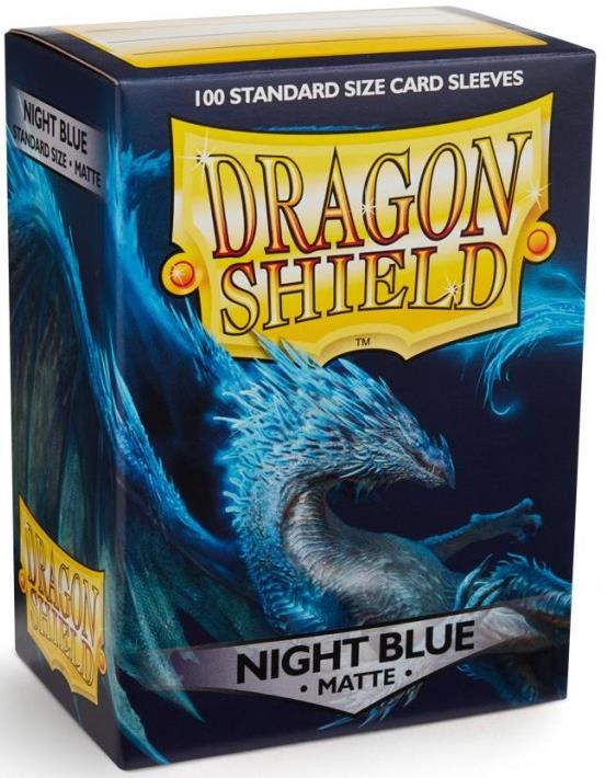 Dragon Shield Matte Night Blue Sleeves Standard