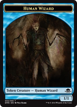 Human Wizard Token - Eldritch Moon