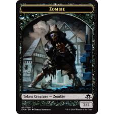 Zombie Token (3) - Eldritch Moon