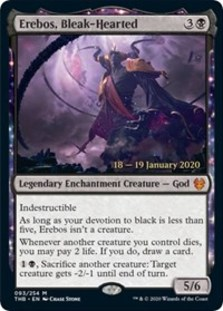 Erebos, Bleak-Hearted - Theros Beyond Death Prerelease Promo