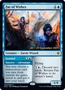 Fae of Wishes // Granted - Throne of Eldraine Prerelease Promo