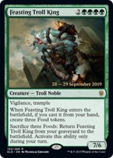 Feasting Troll King - Throne of Eldraine Prerelease Promo