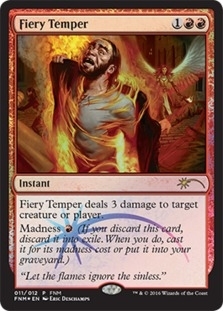 Fiery Temper - FNM Promo