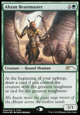Abzan Beastmaster - FNM Promo