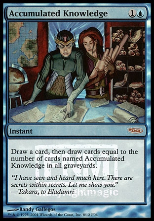 Accumulated Knowledge - FNM Promo