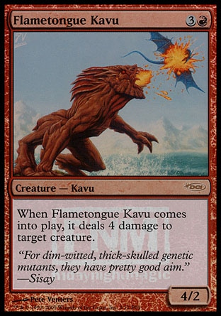 Flametongue Kavu - FNM Promo