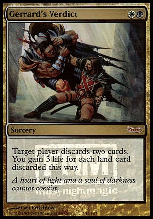 Gerrard's Verdict - FNM Promo
