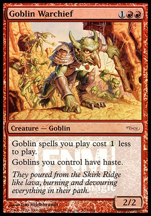 Goblin Warchief (2006) - FNM Promo