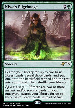 Nissa's Pilgrimage - FNM Promo