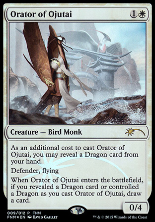 Orator of Ojutai - FNM Promo