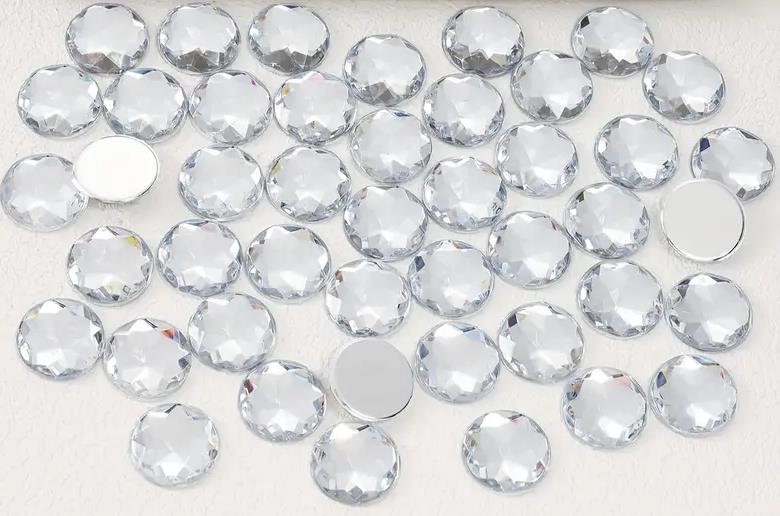 Clear Gems 10mm x100 Clear Gems 10mm x100