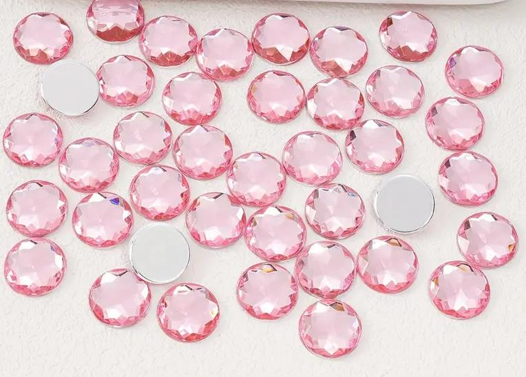 Pink Gems 10mm x100 Pink Gems 10mm x100