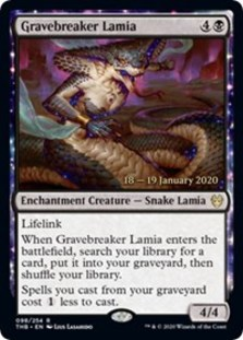 Gravebreaker Lamia - Theros Beyond Death Prerelease Promo