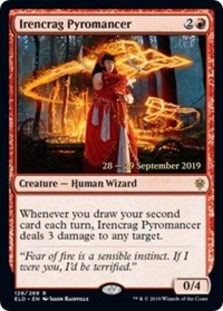 Irencrag Pyromancer - Throne of Eldraine Prerelease Promo