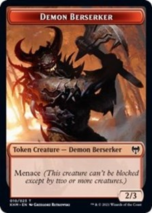 Demon Berserker Token Demon Berserker Token