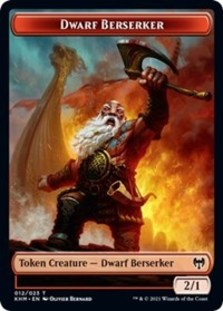 Dwarf Berserker Token Dwarf Berserker Token