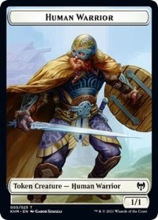 Human Warrior Token Human Warrior Token