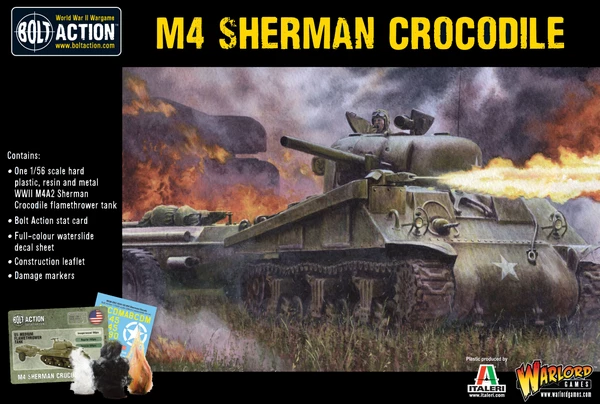 Sherman Crocodile flamethrower tank