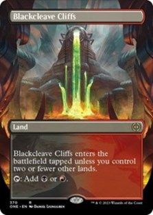 Blackcleave Cliffs (Borderless) (Foil)
