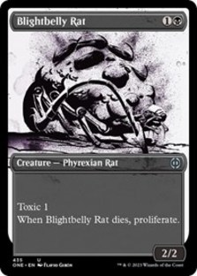Blightbelly Rat (Showcase) (Step-and-Compleat Foil) (Foil)