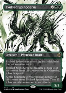 Evolved Spinoderm (Showcase) (Step-and-Compleat Foil) (Foil)