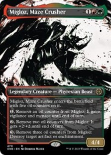 Migloz, Maze Crusher (Showcase) (Step-and-Compleat Foil) (Foil)