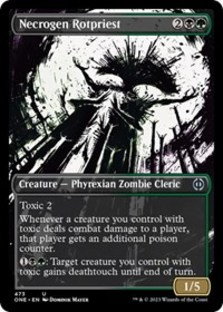 Necrogen Rotpriest (Showcase) (Step-and-Compleat Foil) (Foil)