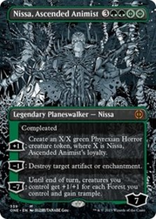 Nissa, Ascended Animist (Borderless) (Foil)