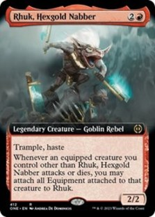 Rhuk, Hexgold Nabber (Extended Art) (Foil)