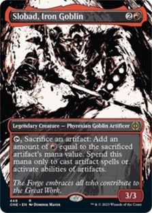 Slobad, Iron Goblin (Showcase) (Step-and-Compleat Foil) (Foil)