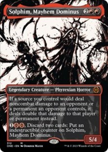 Solphim, Mayhem Dominus (Borderless) (Foil)