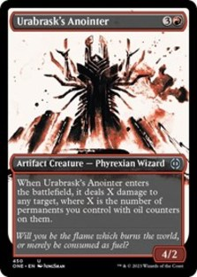 Urabrask's Anointer (Showcase) (Step-and-Compleat Foil) (Foil)