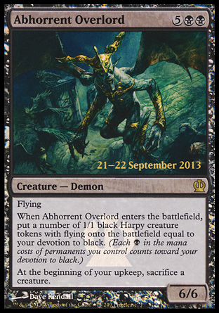 Abhorrent Overlord - Theros Prerelease Promo