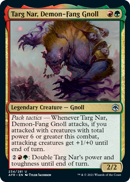 Targ Nar, Demon-Fang Gnoll Targ Nar, Demon-Fang Gnoll