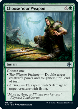 Choose Your Weapon (Foil)