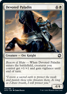 Devoted Paladin (Foil)