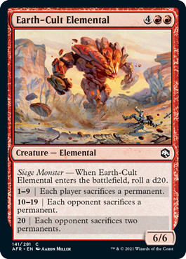 Earth-Cult Elemental (Foil)