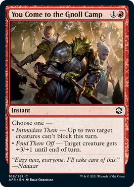 You Come to the Gnoll Camp (Foil)