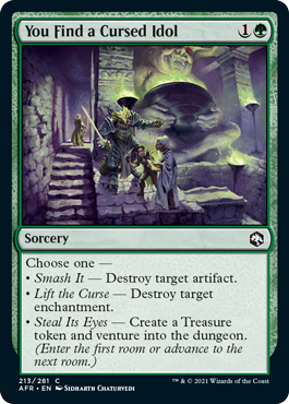 You Find a Cursed Idol (Foil)