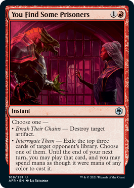 You Find Some Prisoners (Foil)