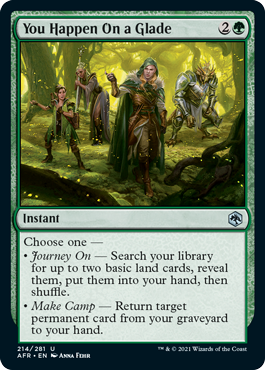 You Happen On a Glade (Foil)