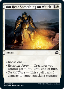 You Hear Something on Watch (Foil)