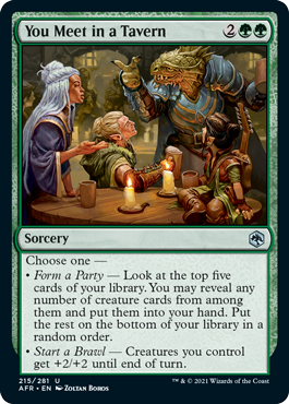 You Meet in a Tavern (Foil)