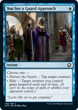 You See a Guard Approach (Foil)