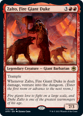 Zalto, Fire Giant Duke (Foil)