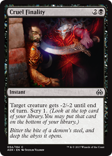 Cruel Finality (Foil)